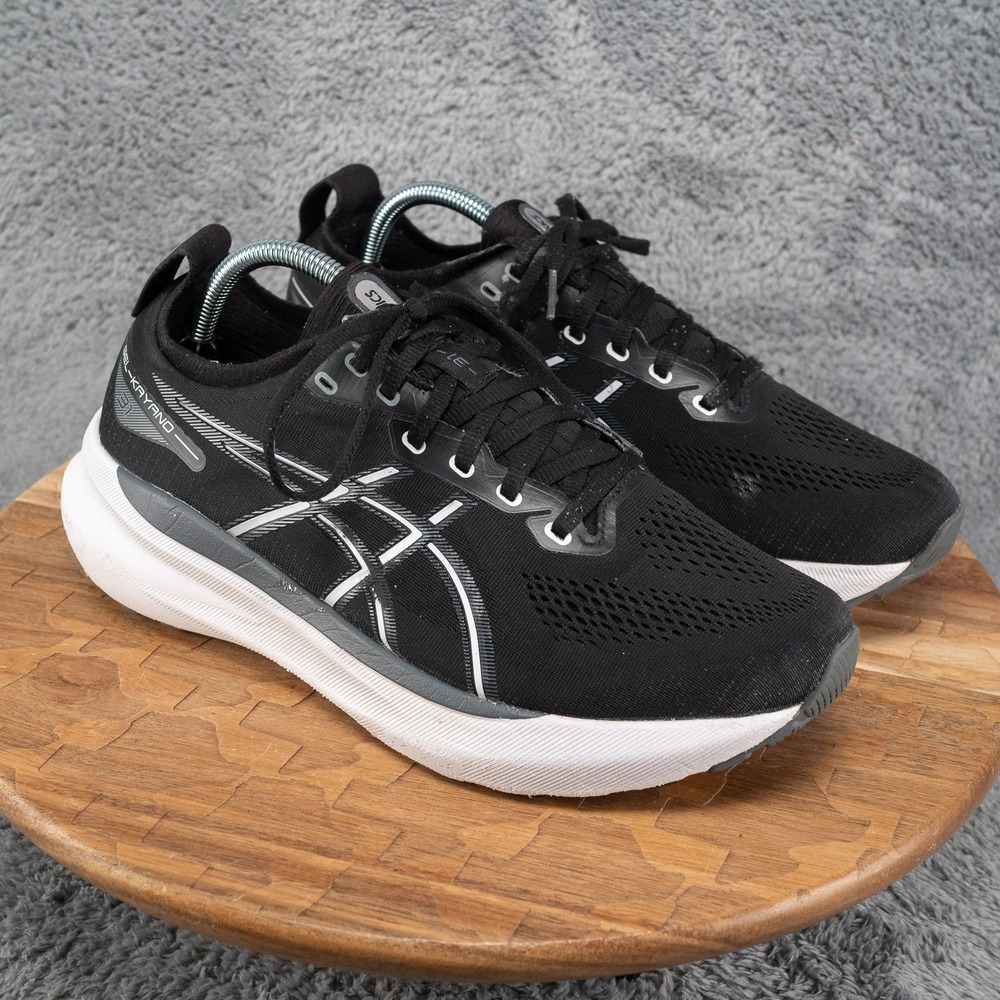 Asics Gel-Kayano 31 Running Shoes Mens 9 Wide Black 1011B867 Stability Road